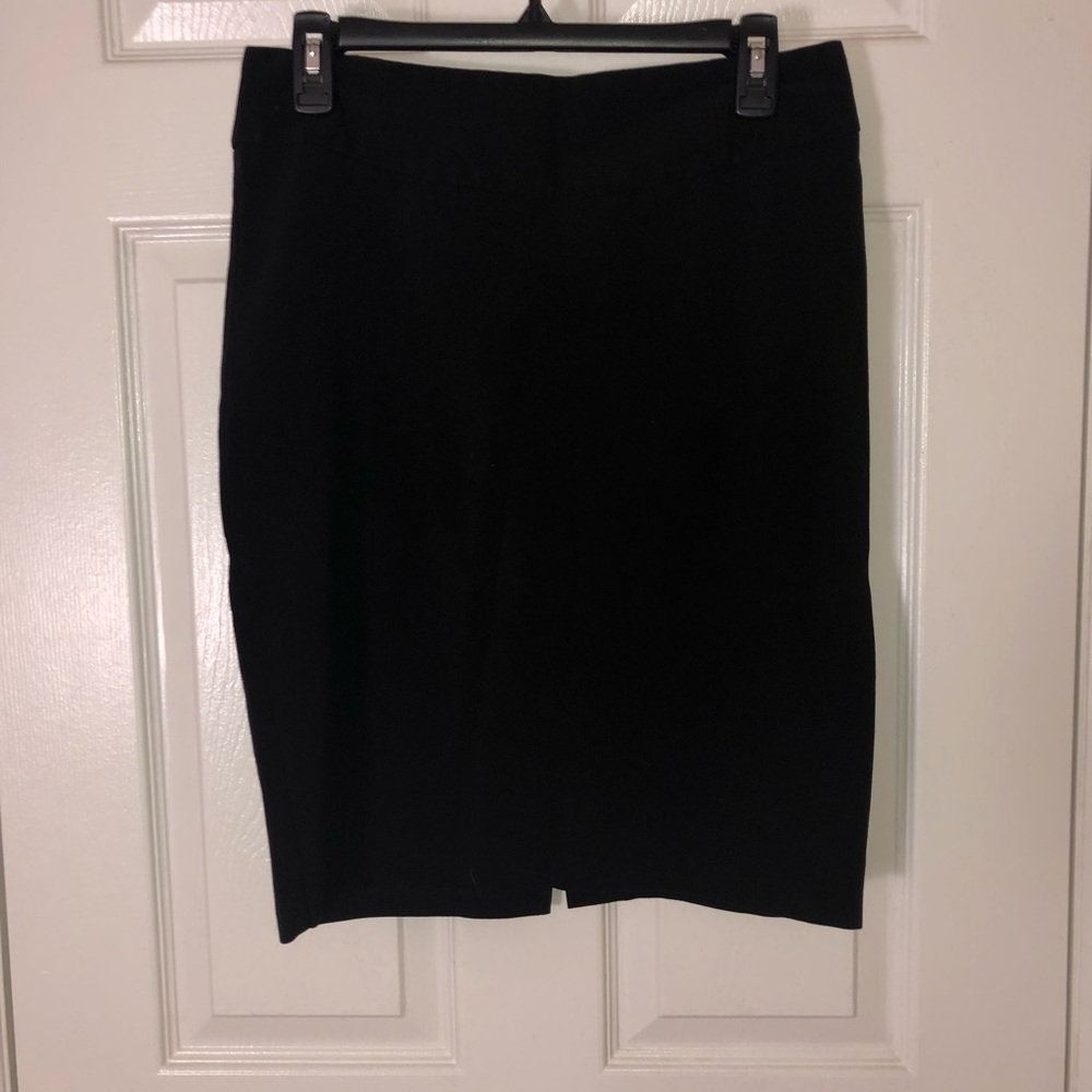 Black pencil skirt